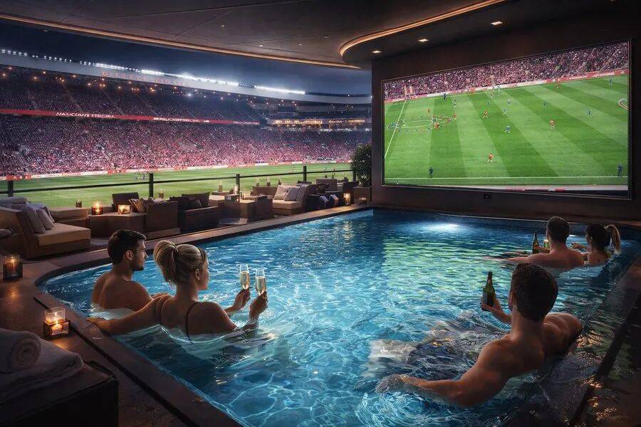 拉爵会玩!曼联新主场看台将建泳池,VIP泳装派对看球每场500英镑